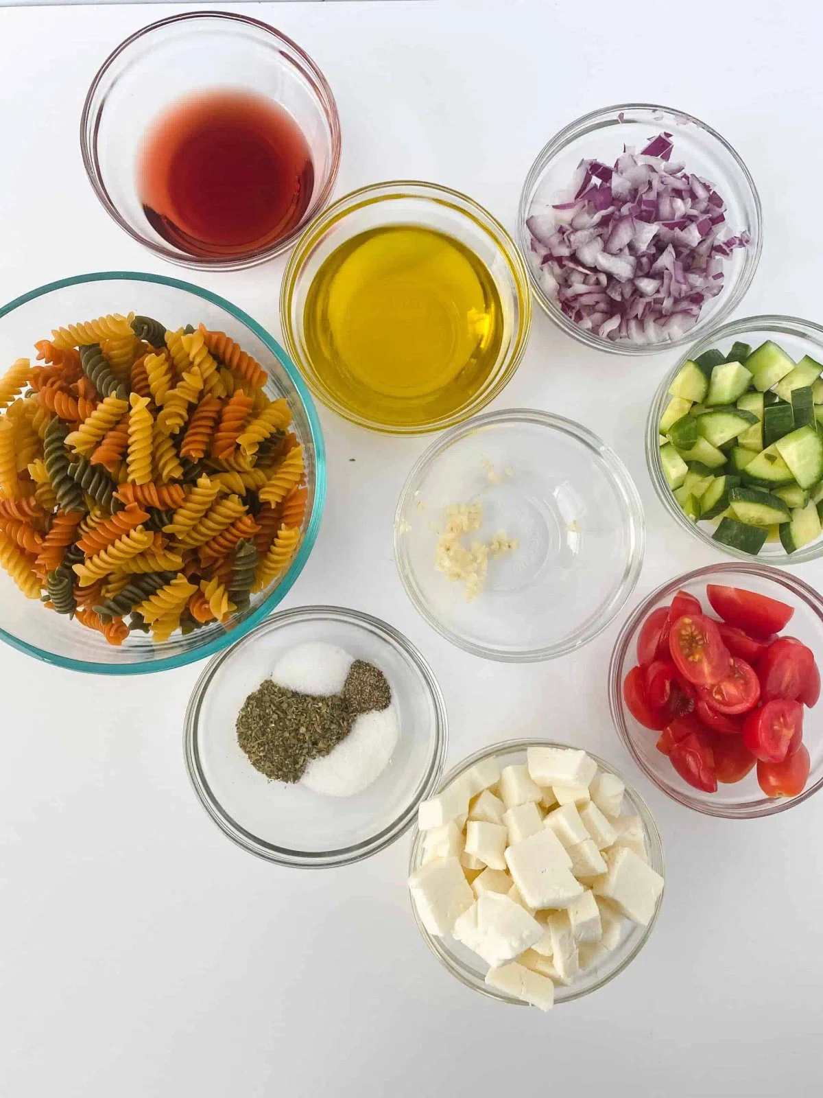 Tri-Color Rotini Pasta Salad