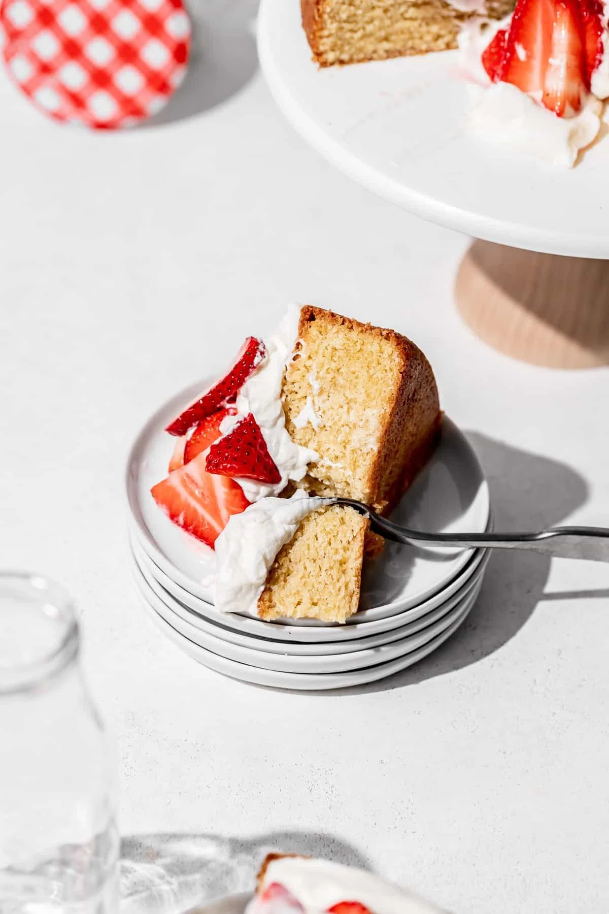 Gluten-Free Strawberry Shortcake Cake