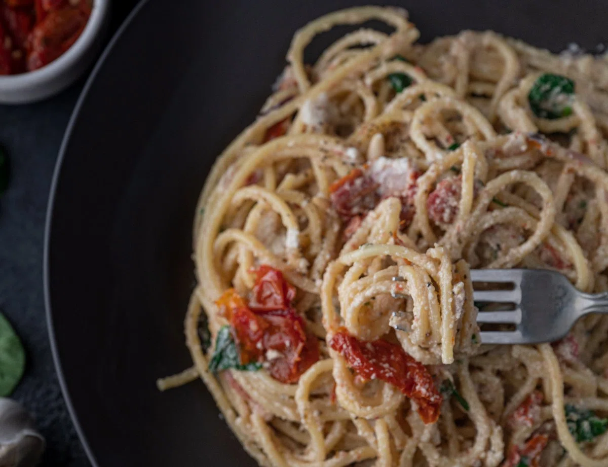 Vegan Sun-Dried Tomato Pasta