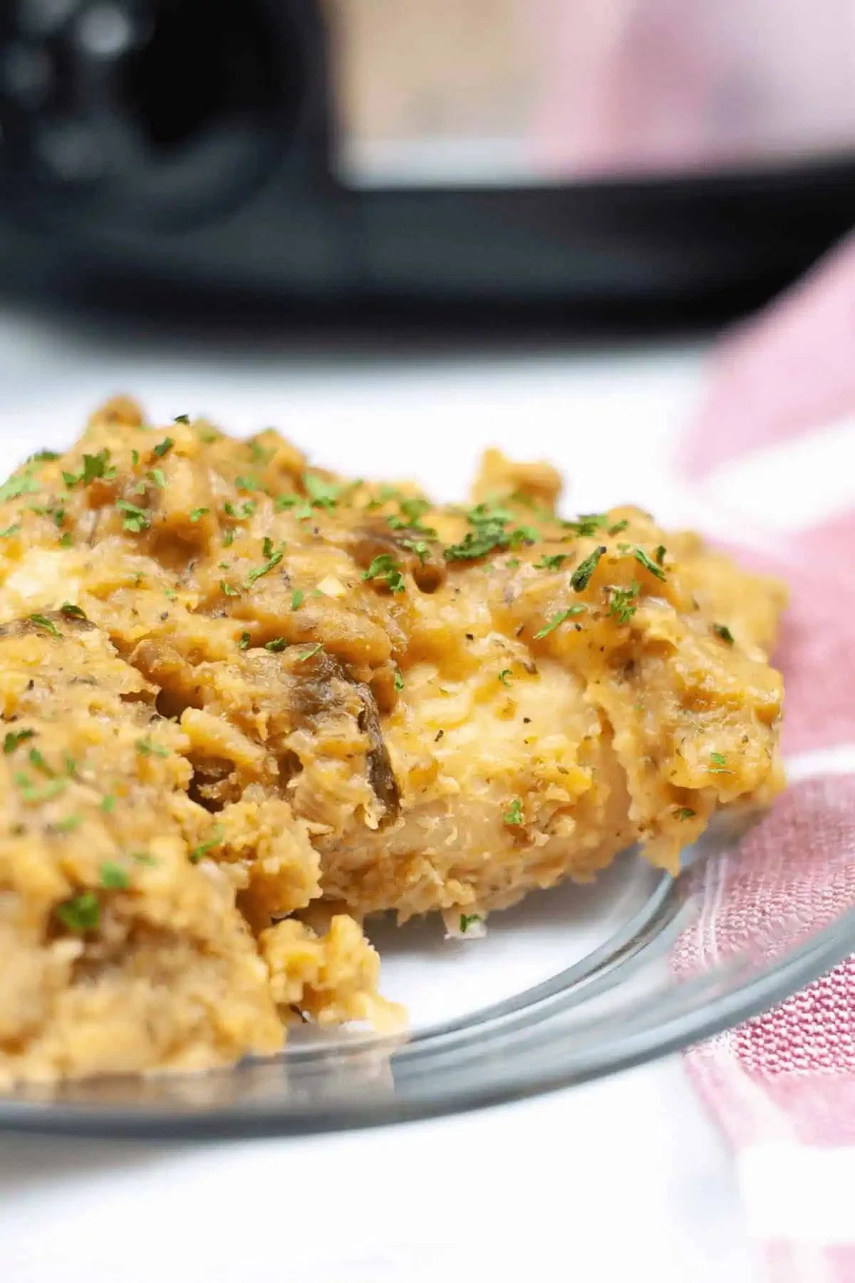 Slow Cooker Chicken and Stuffing Casserole