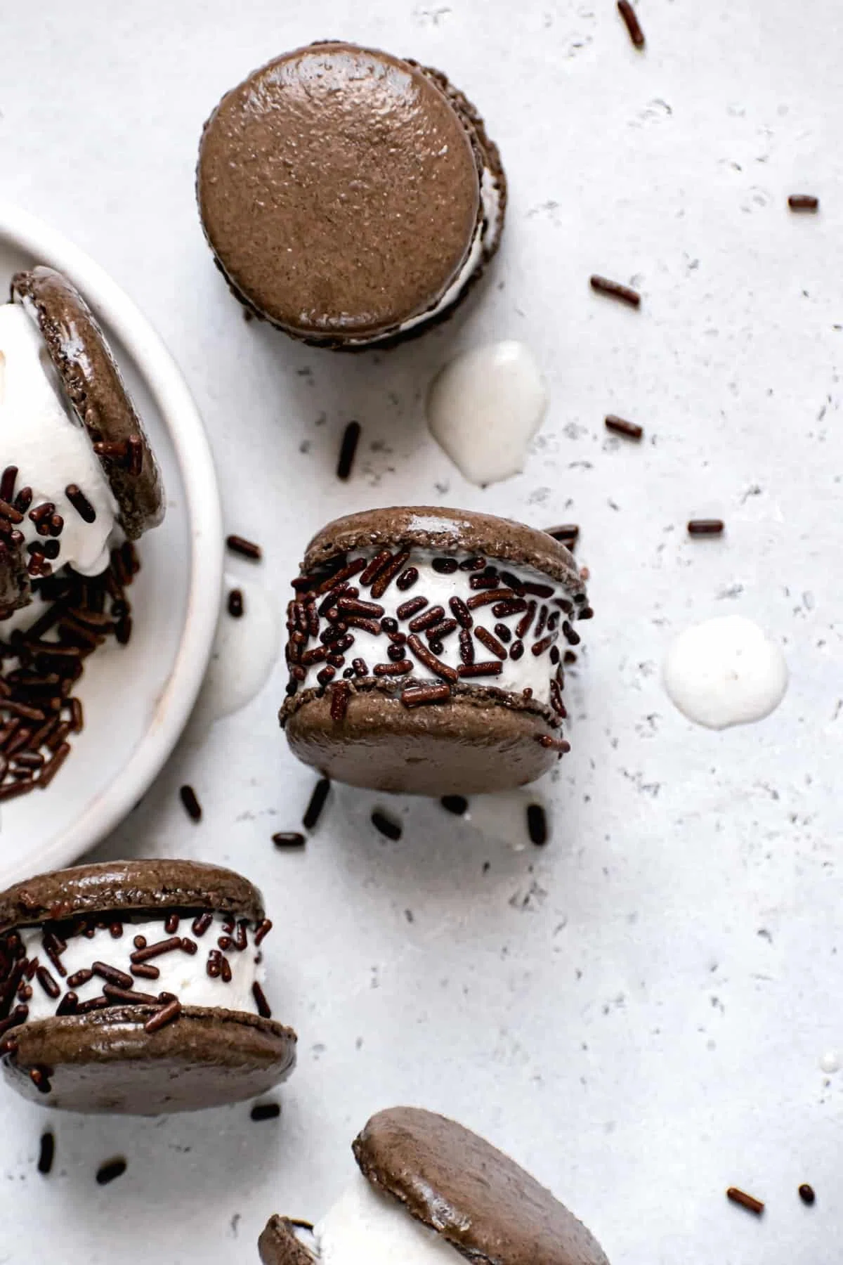Macaron Ice Cream Sandwiches
