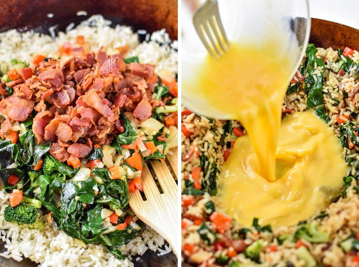 Veggie Packed Breakfast Fried Rice