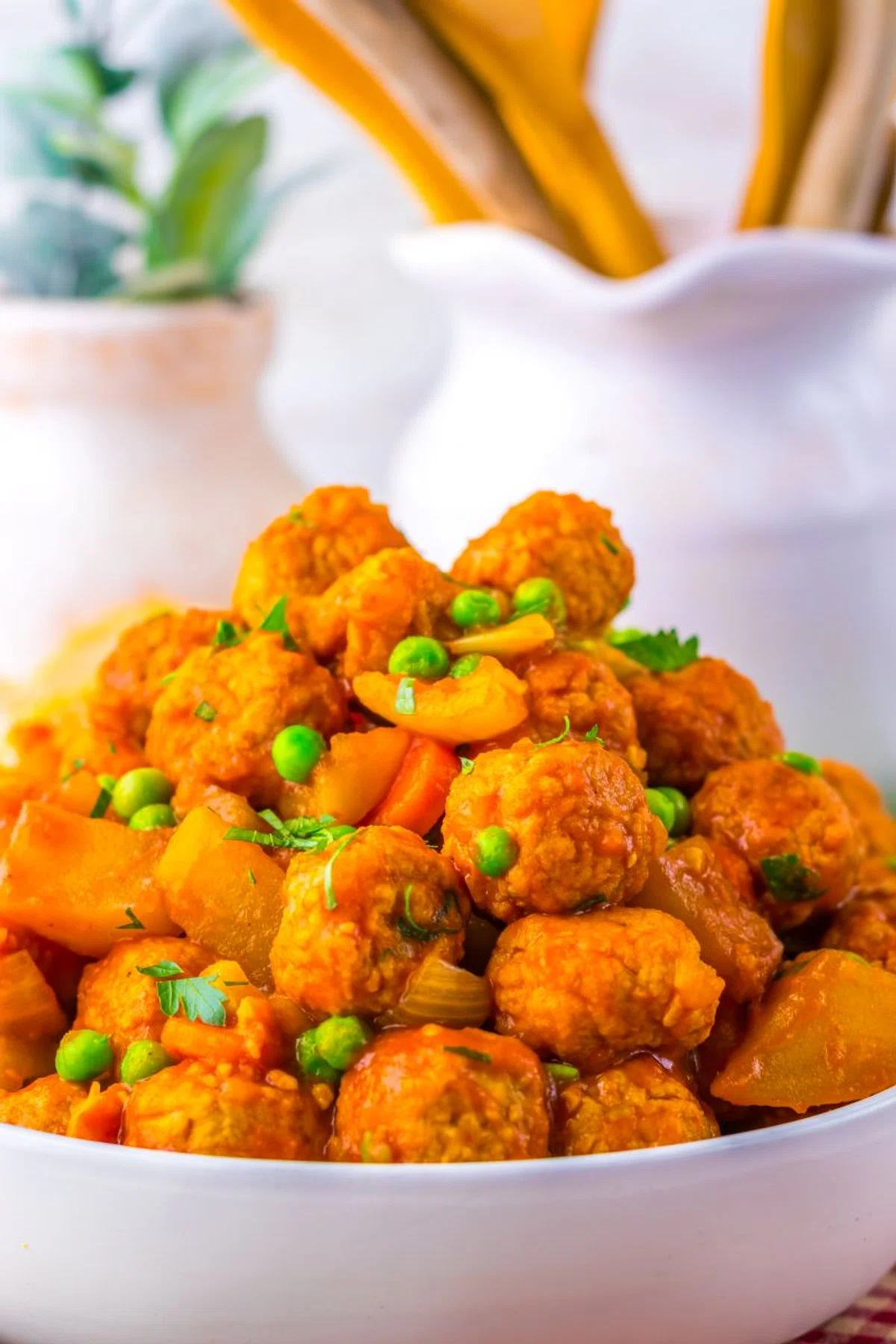 Slow Cooker Meatball Stew Recipe
