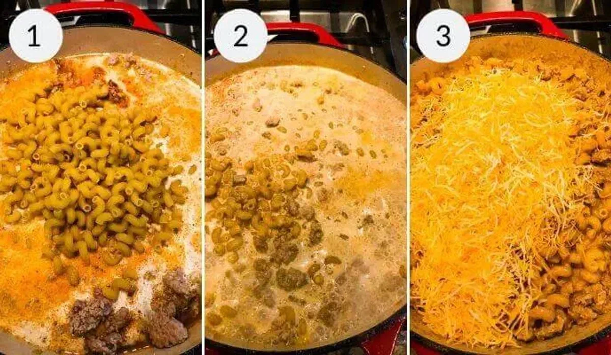 Veal Cheeseburger Macaroni