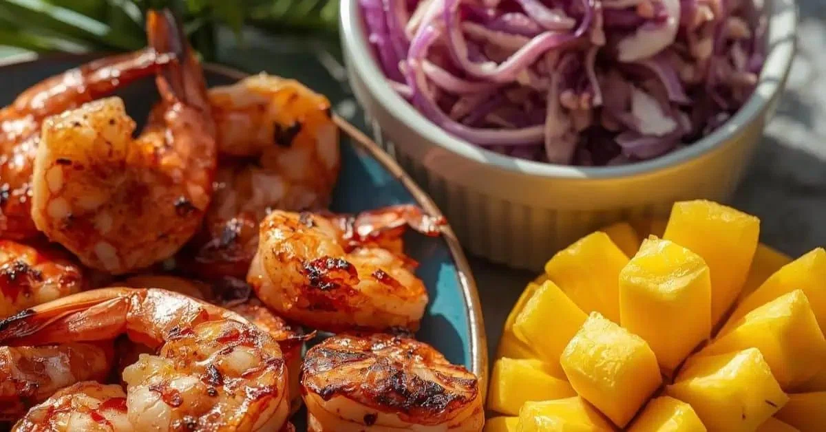 Shrimp Tacos with Mango Salsa