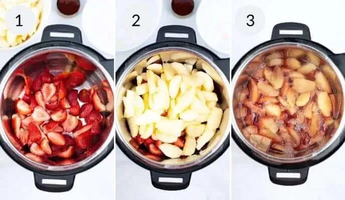 Instant Pot Strawberry Applesauce