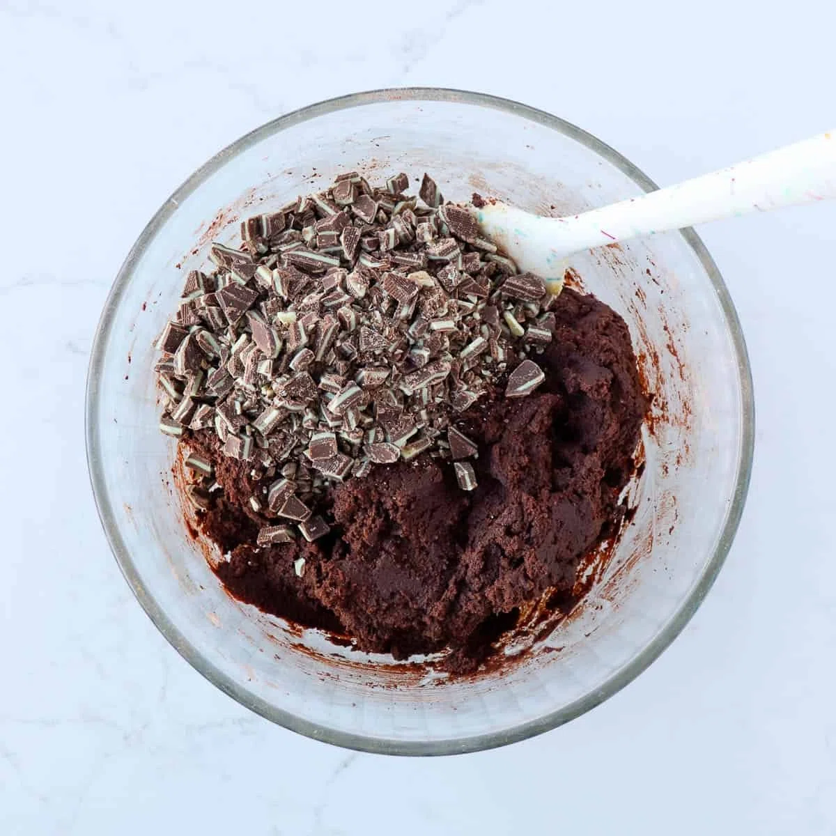Andes Chocolate Peppermint Crinkle Cookies