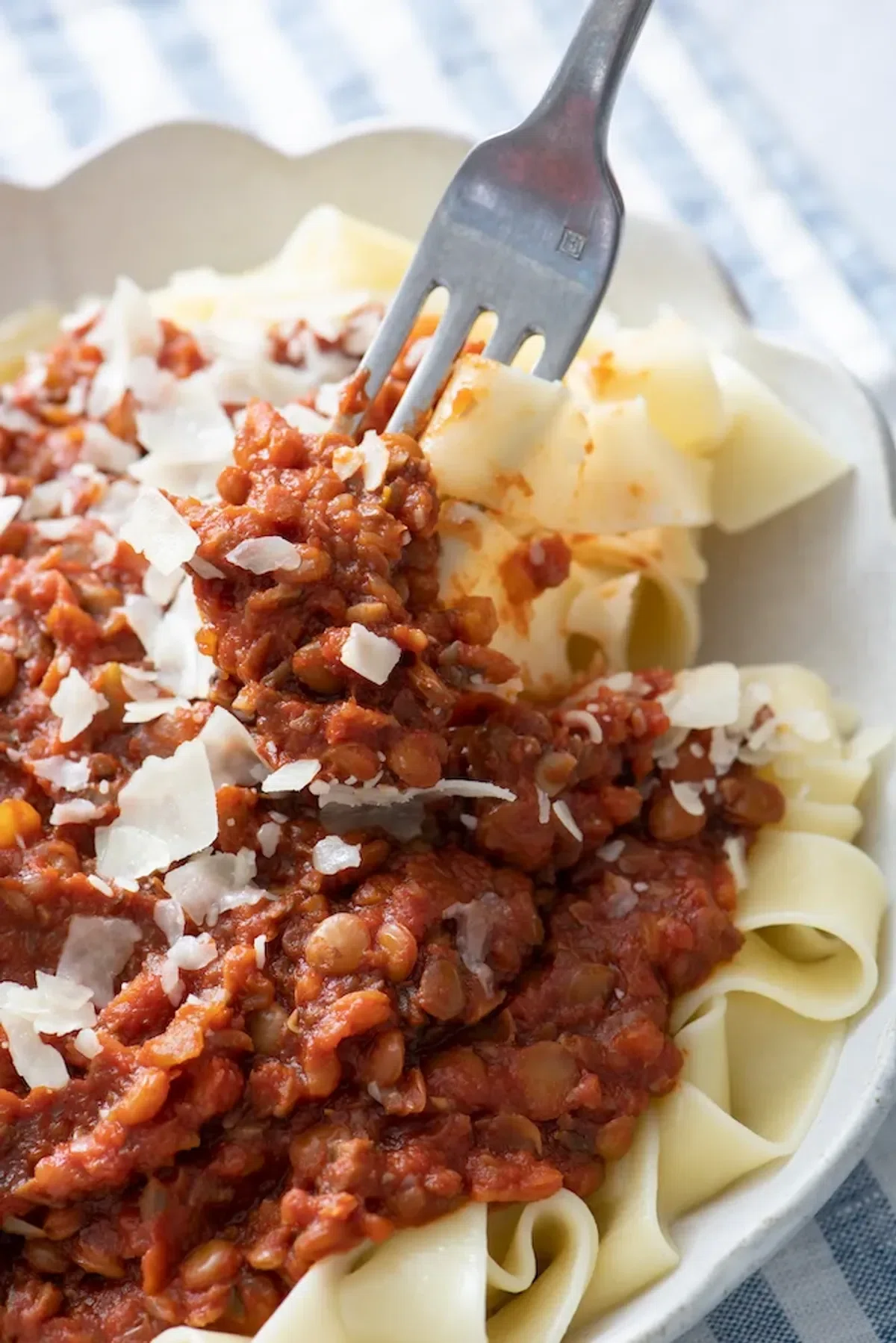 Lentil Mushroom Bolognese