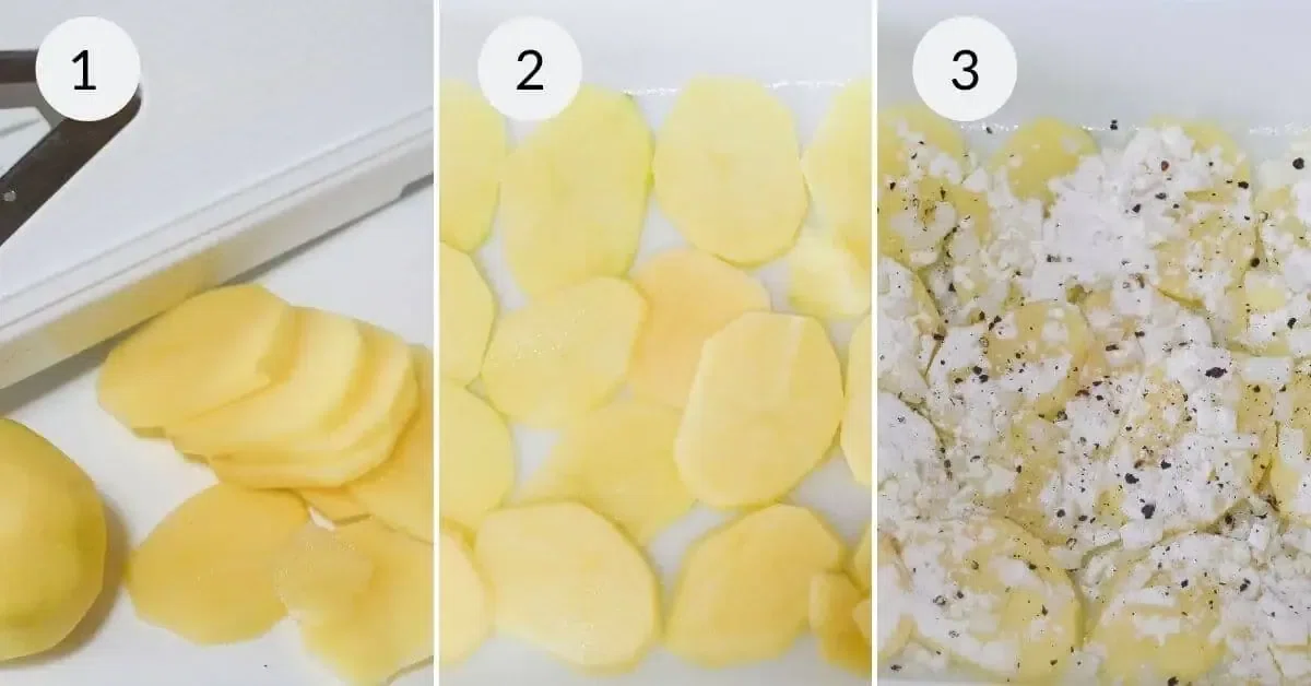 Au Gratin Potatoes with Gruyere Cheese
