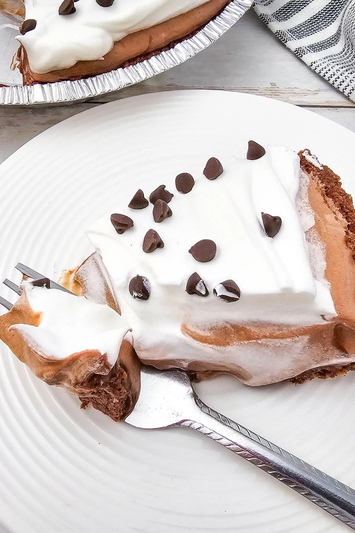 Chocolate Pudding Cream Pie