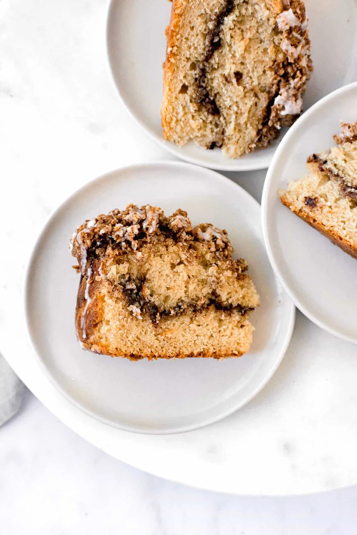 Glazed Chai Streusel Coffee Cake