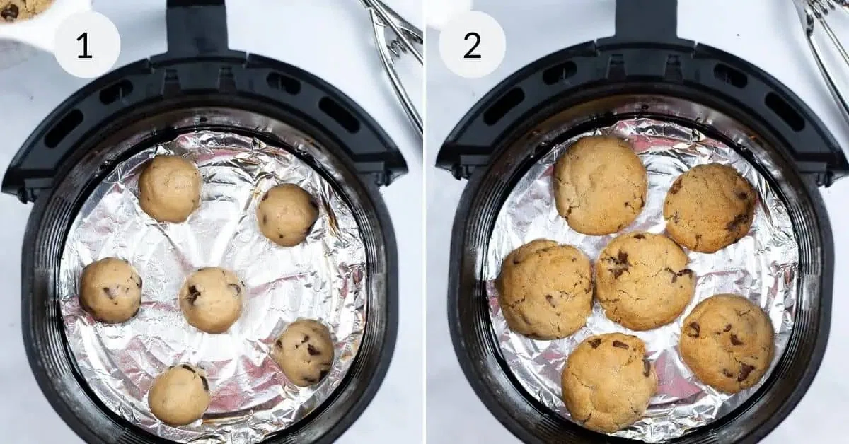 Air-Fryer Bakery-Style Chocolate Chip Cookies