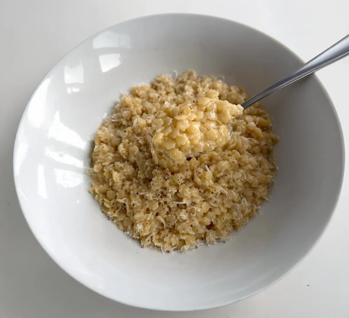 Pastina with Butter, Eggs & Parmesan
