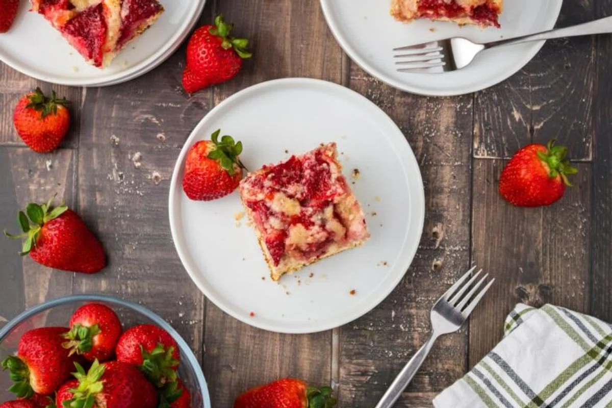 Strawberry Coffee Cake