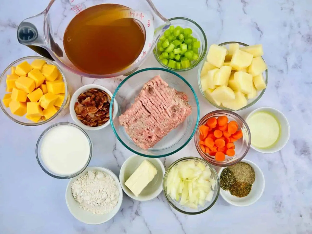 Bacon Cheeseburger Soup