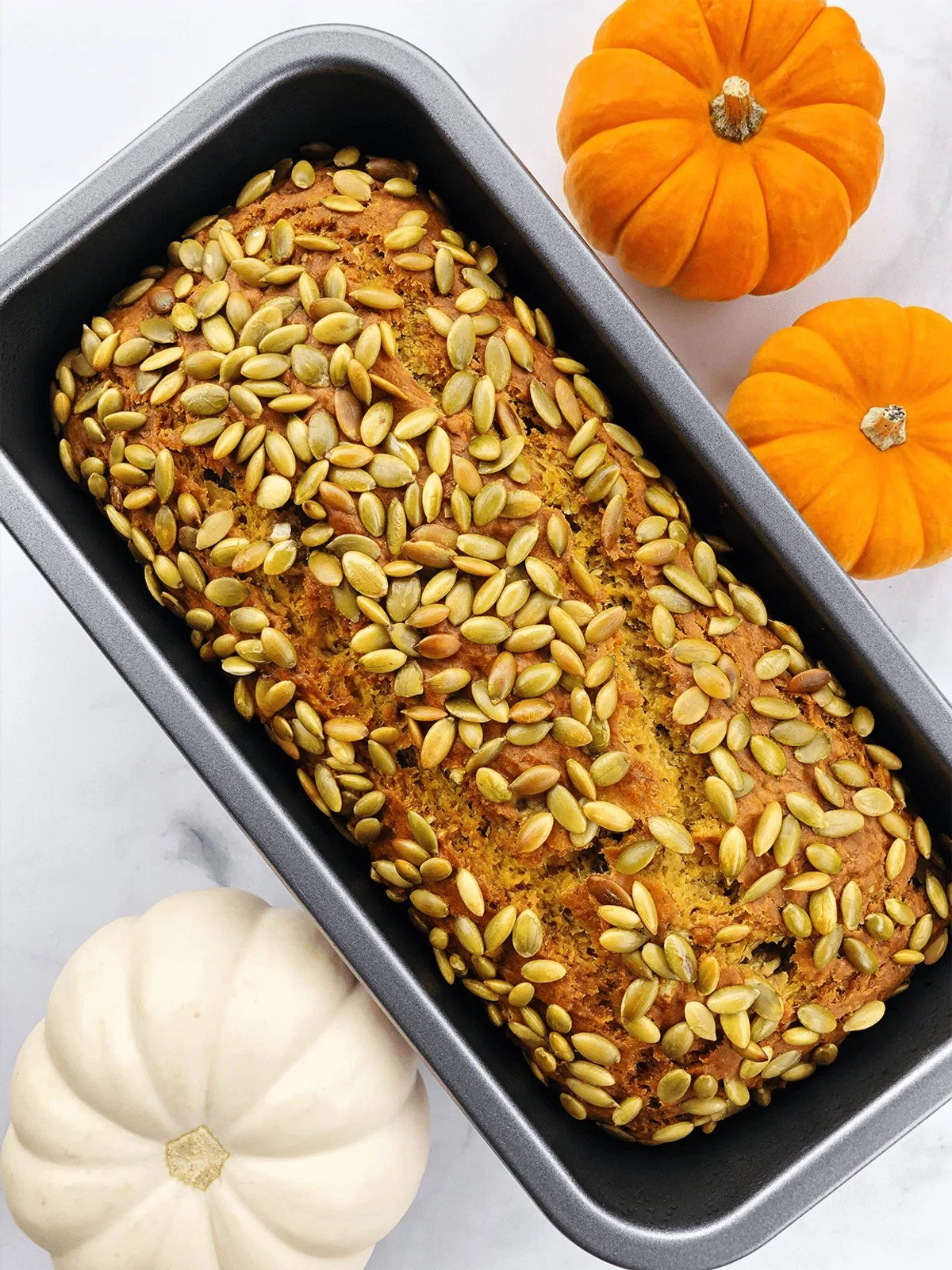 Vegan Pumpkin Banana Bread