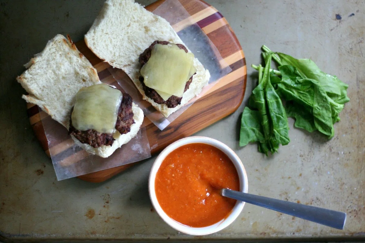 Beef Sliders With White Cheddar + Bacon