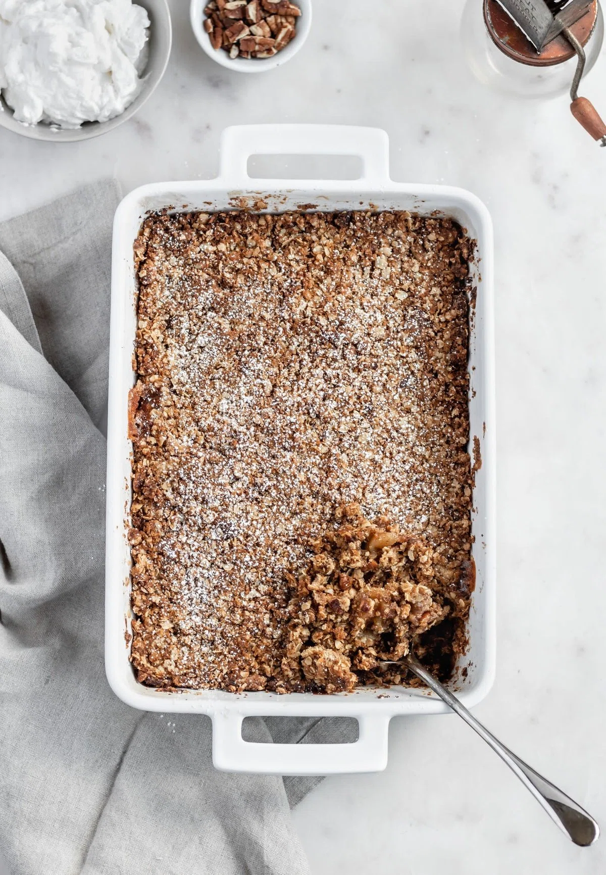 Gluten Free Apple Crisp With Irish Whiskey