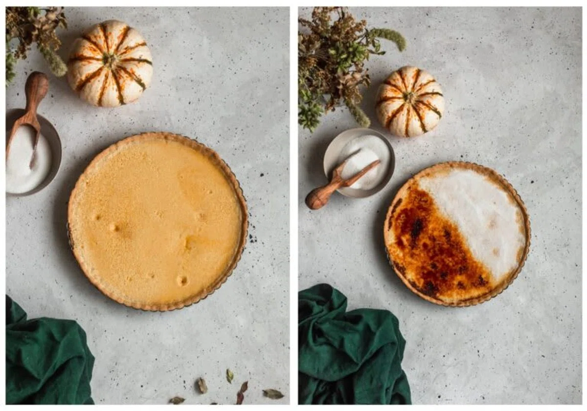 Pumpkin Crème Brûlée Tart