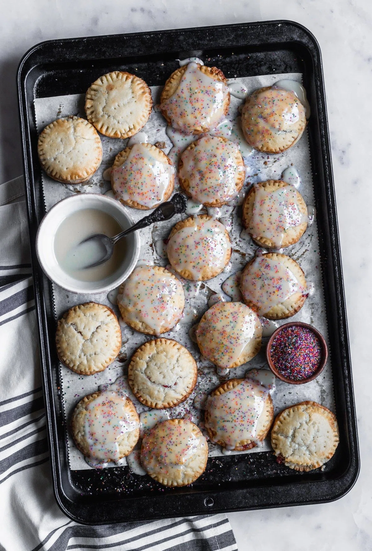 Strawberry Balsamic Hand Pies + Honey Glaze