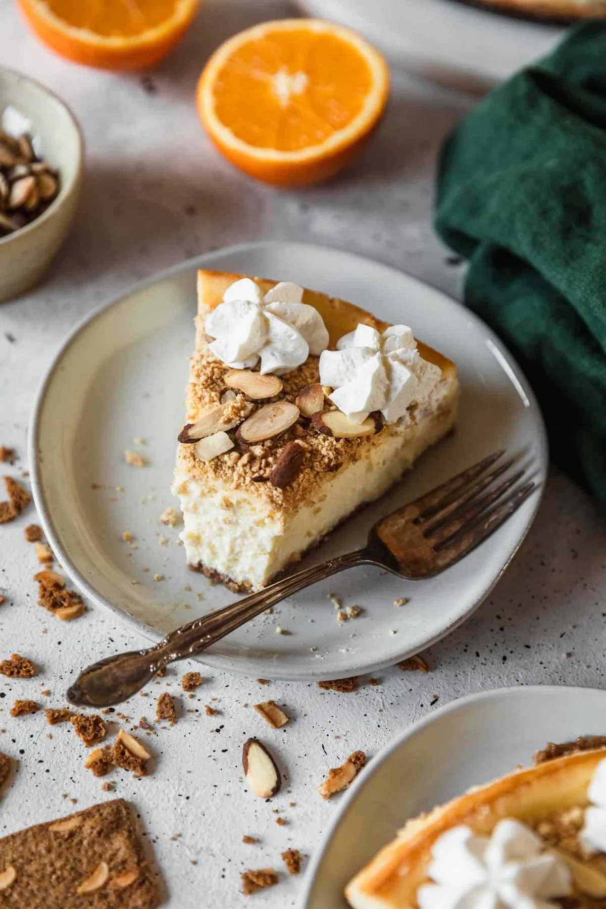 Mascarpone Cheesecake With Orange & Amaretto