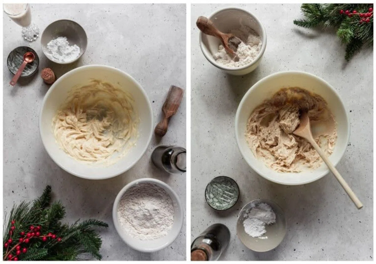 Eggnog Cookies With Boozy Glaze