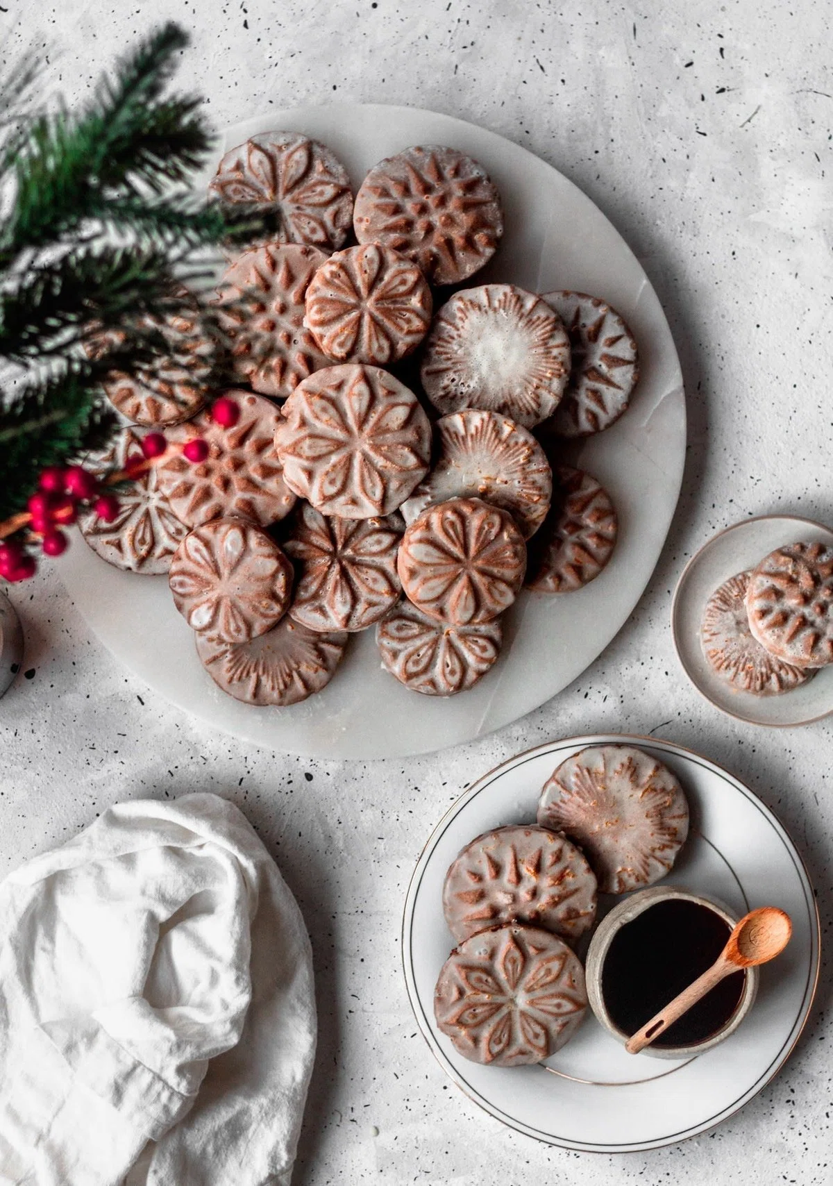 Cardamom Gingerbread Cookies + Orange Glaze