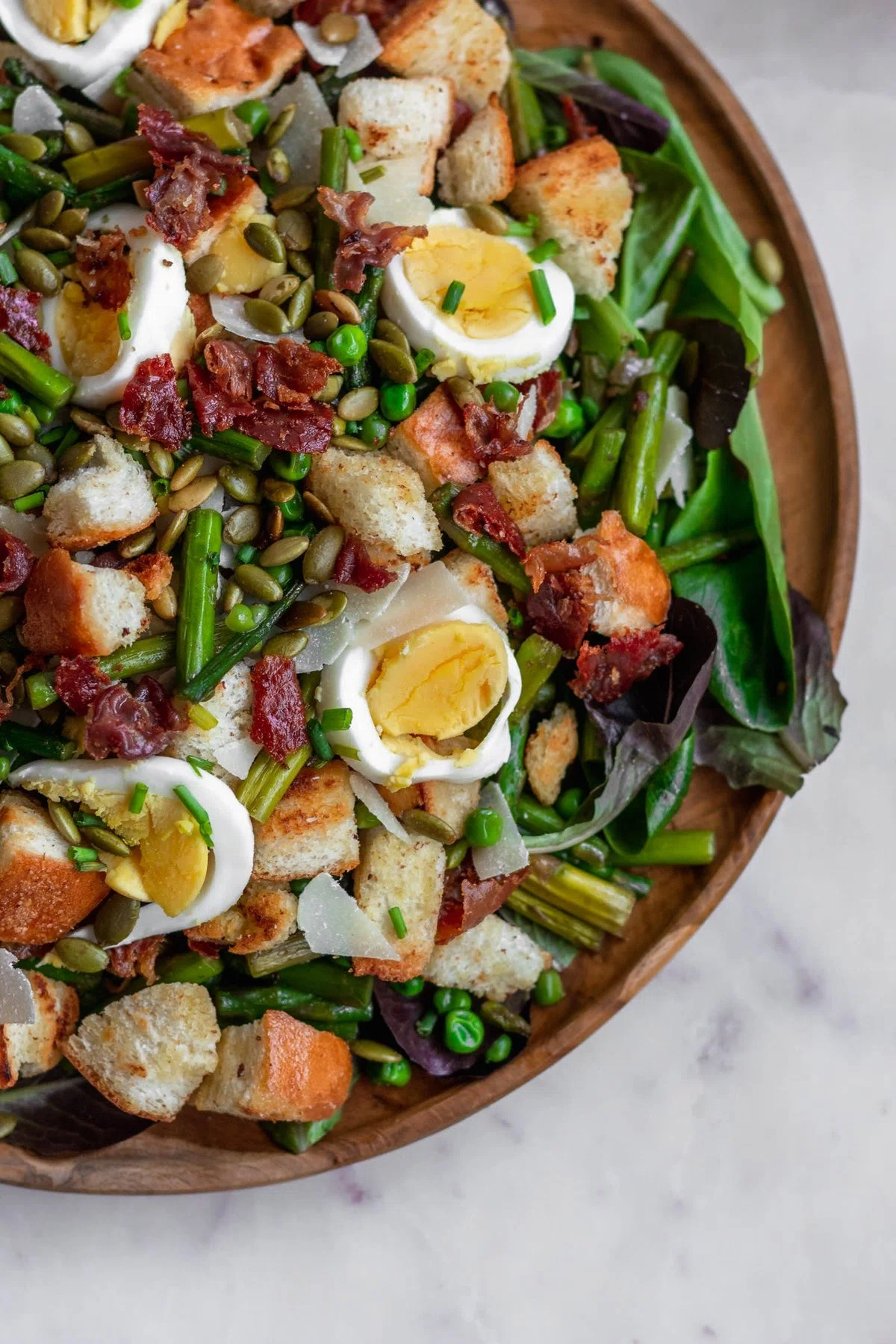 Spring Panzanella Salad