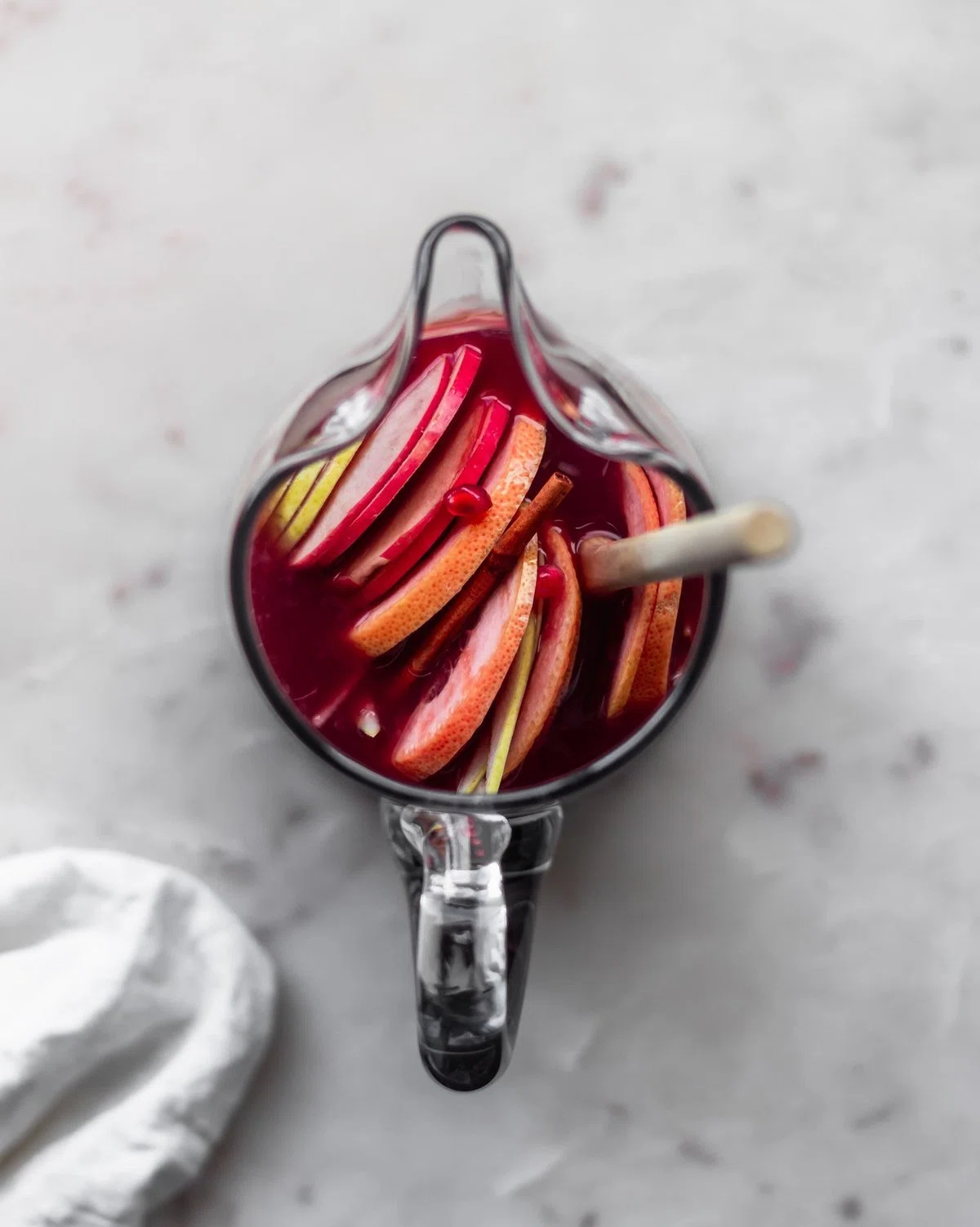 Winter Sangria With Pears & Pomegranate