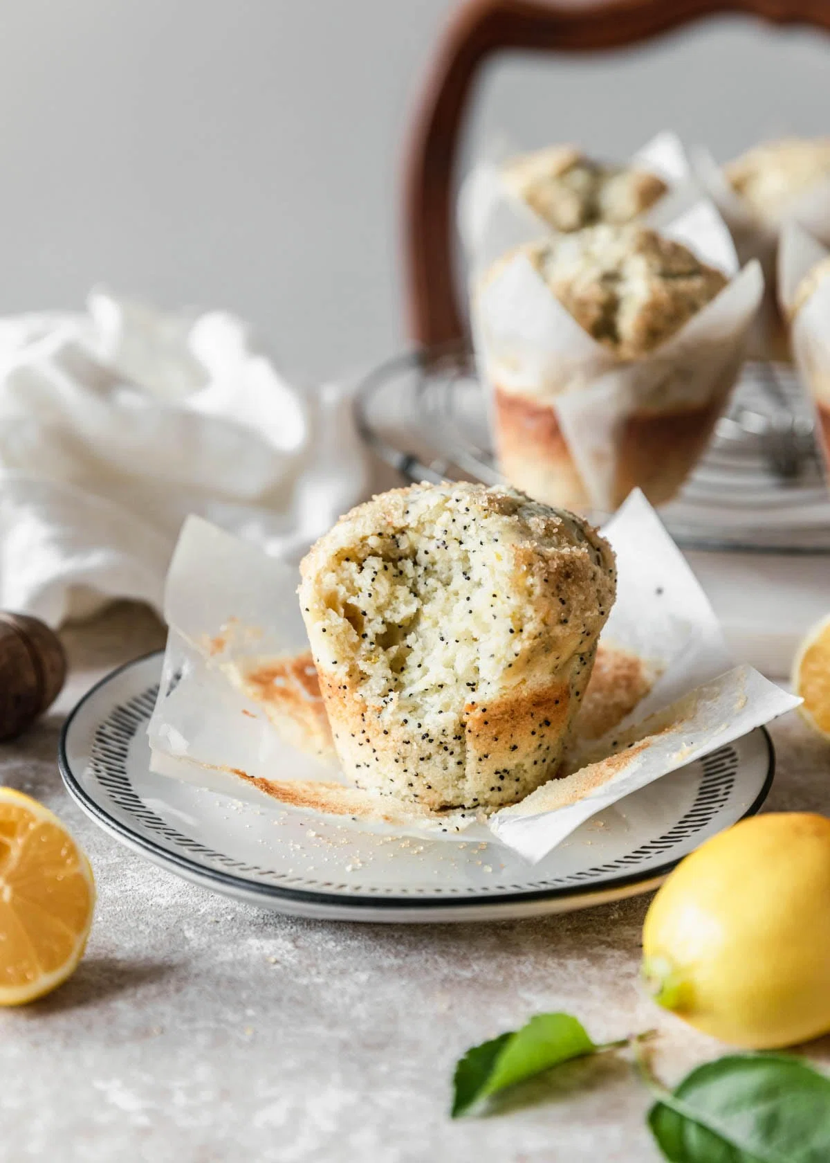 Ricotta Lemon Poppy Seed Muffins