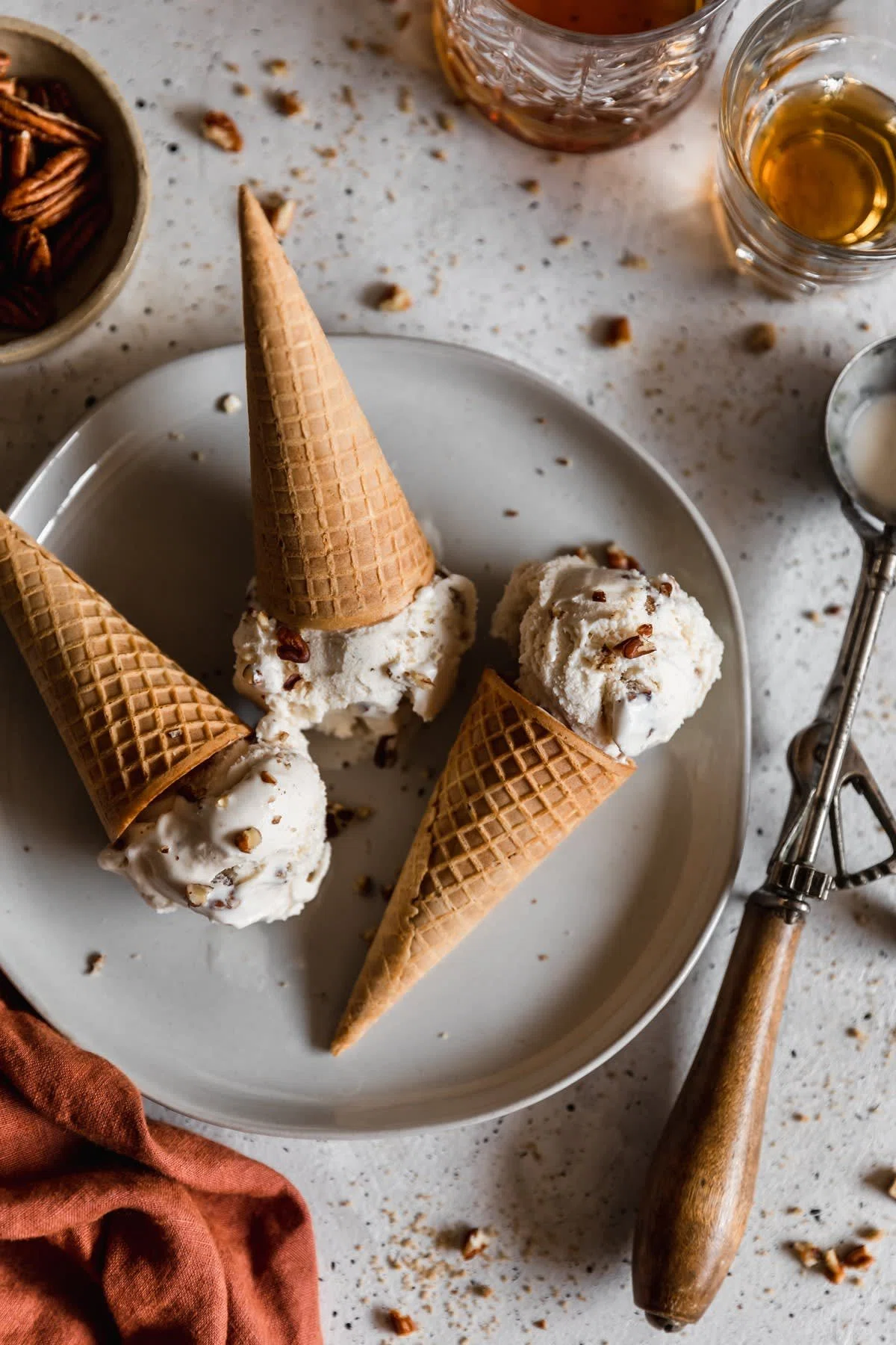 Bourbon Butter Pecan Ice Cream