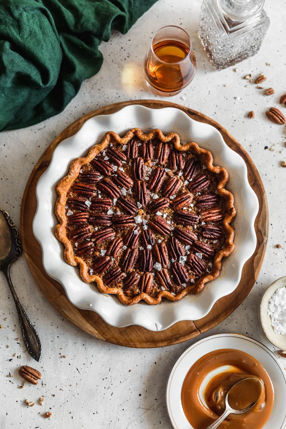 Bourbon Caramel Pecan Pie