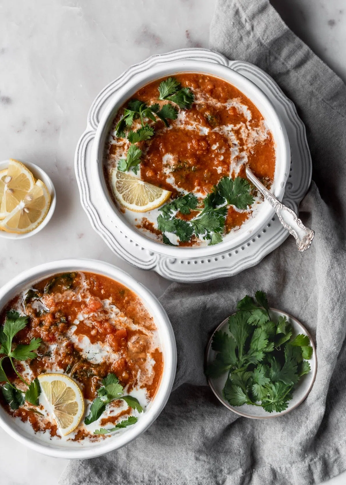 Red Lentil Soup With Harissa