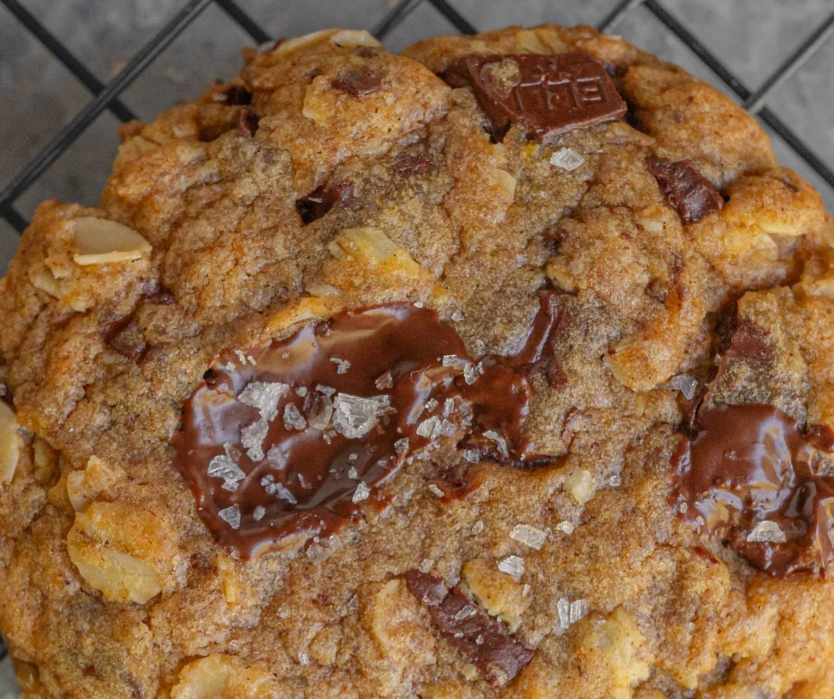 Pumpkin Chocolate Chip Oatmeal Cookies