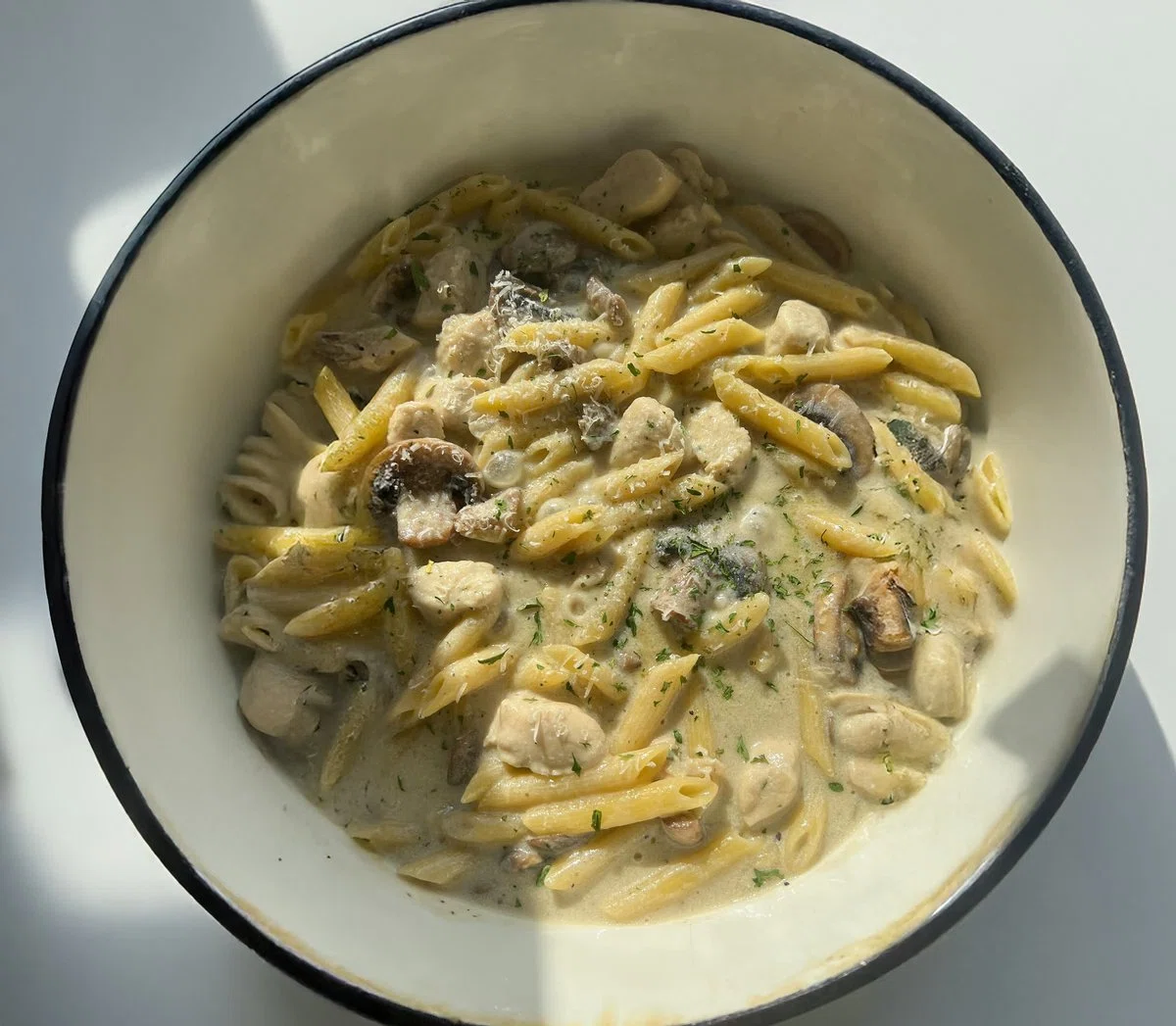 One Pot Chicken Marsala Pasta