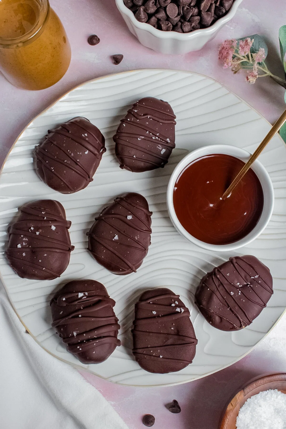 Healthy Reese's Eggs