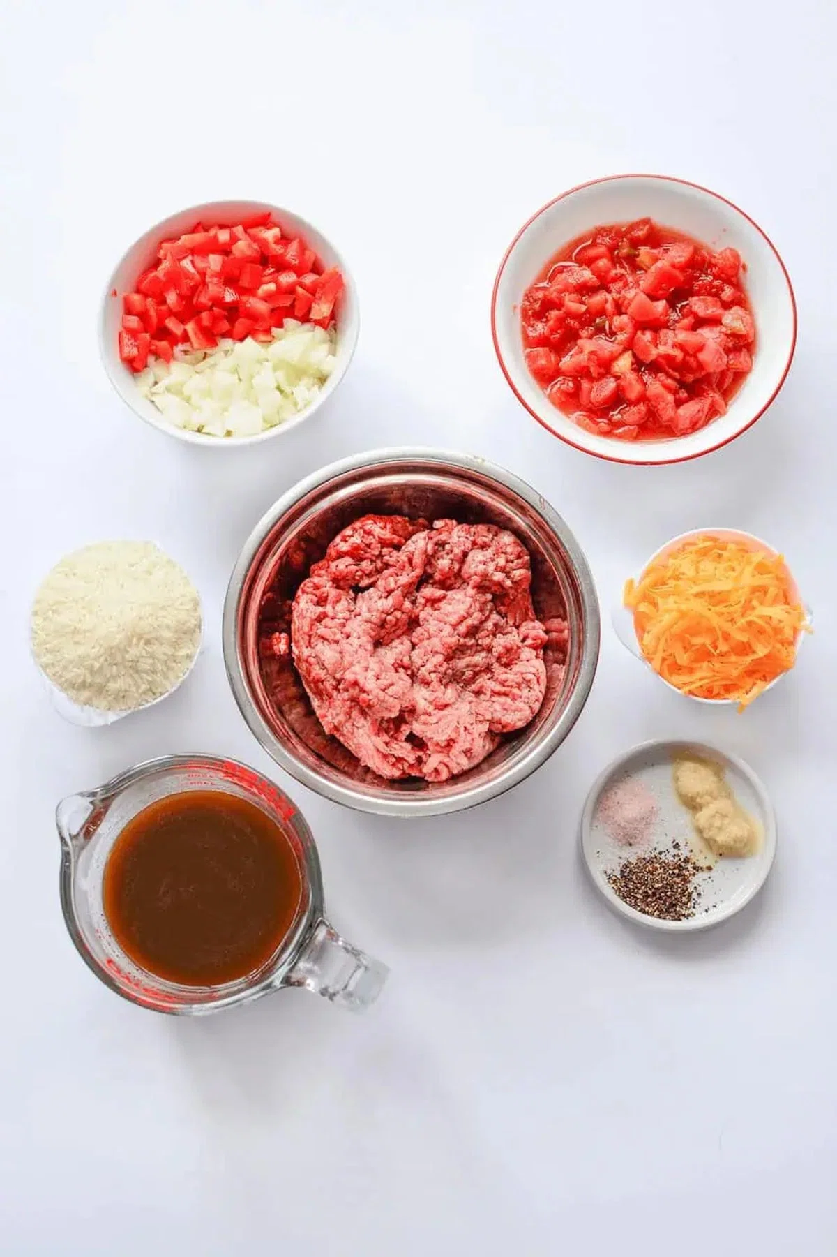 Tex Mex Ground Beef and Rice Skillet