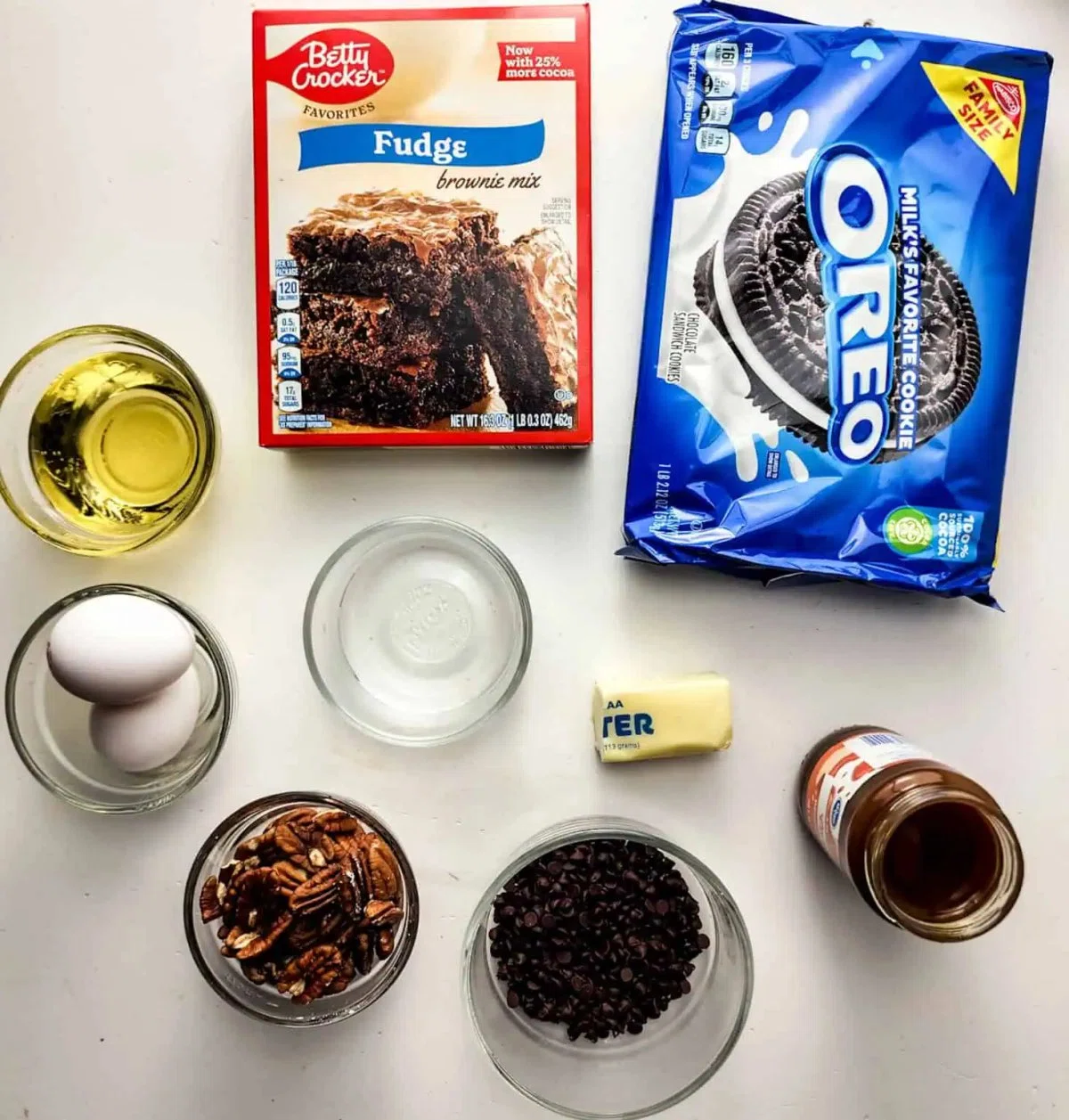 Turtle Brownie Pie