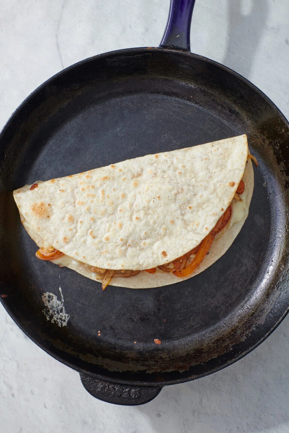 Simple Chicken Fajita Quesadillas