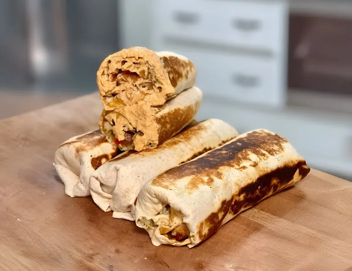XL Half Chicken Half Steak Chipotle Burrito Meal Prep