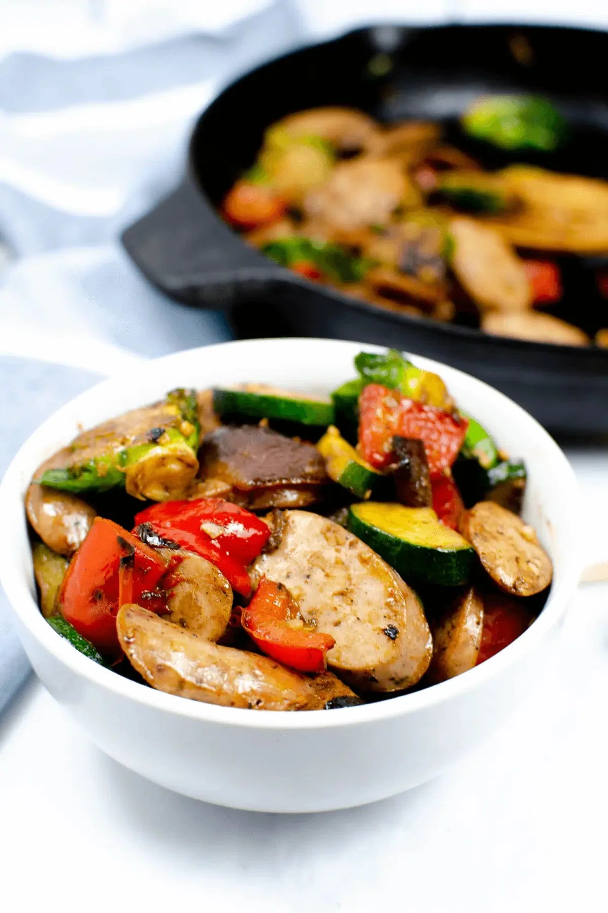 Chicken Apple Sausage Skillet
