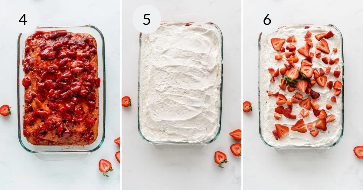 Jello Strawberry Cake