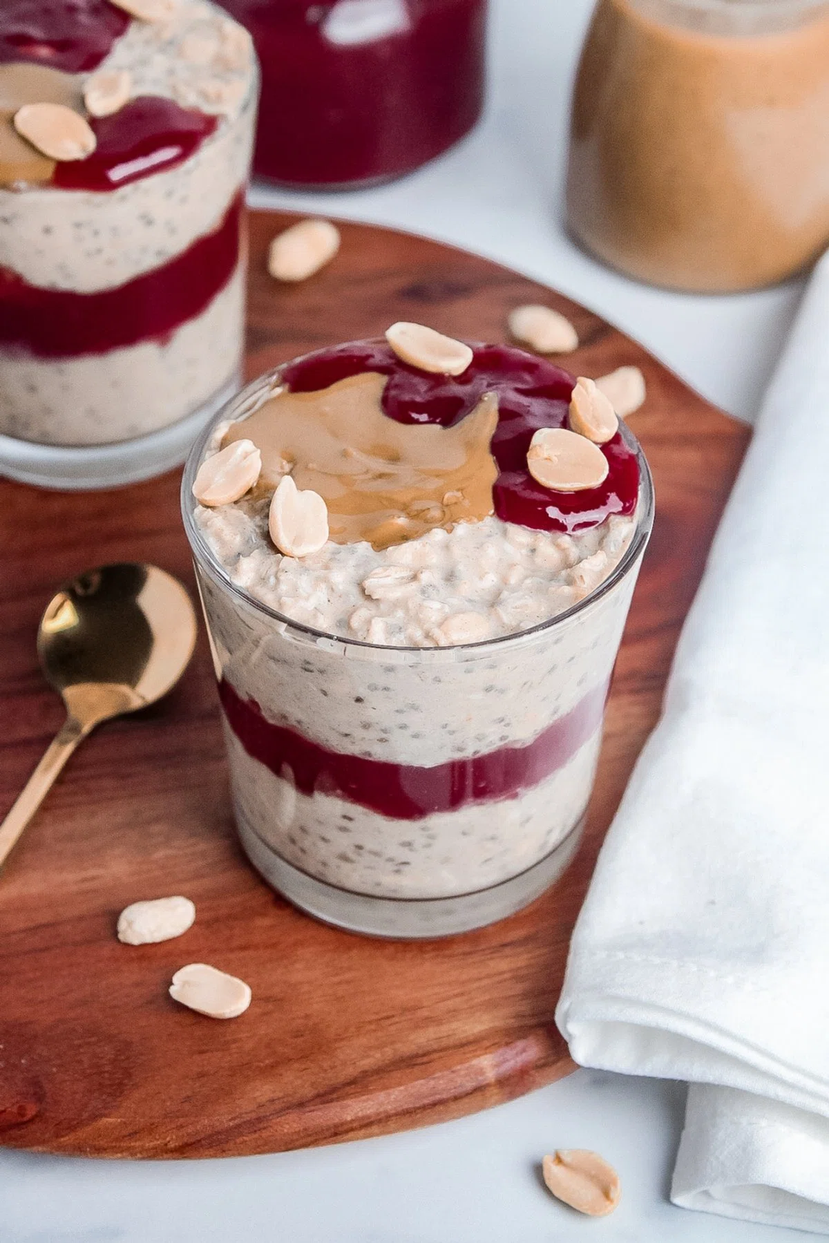 PB&J Overnight Oats