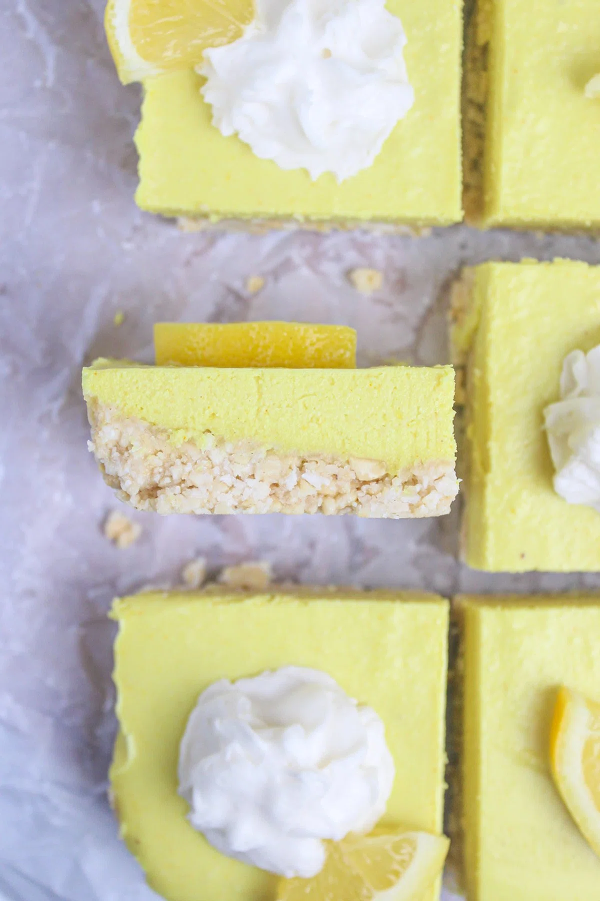 Vegan Lemon Cheesecake Bars