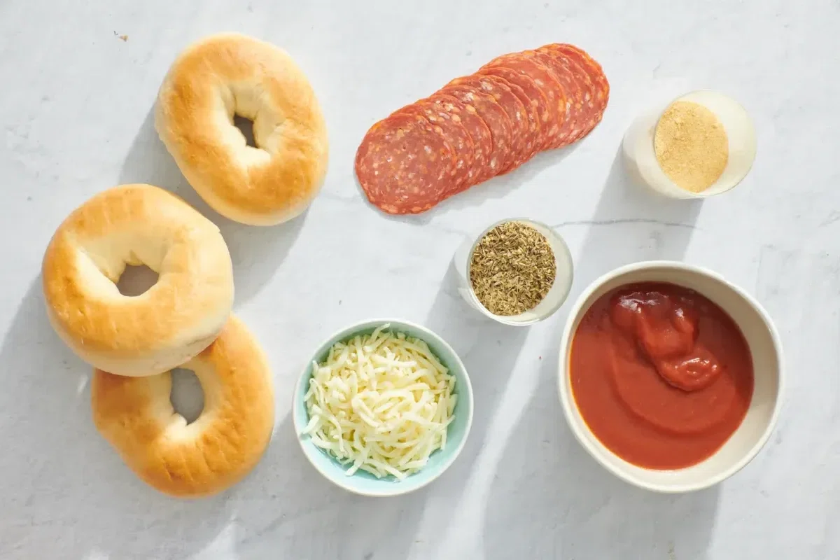 Homemade Pizza Bagels
