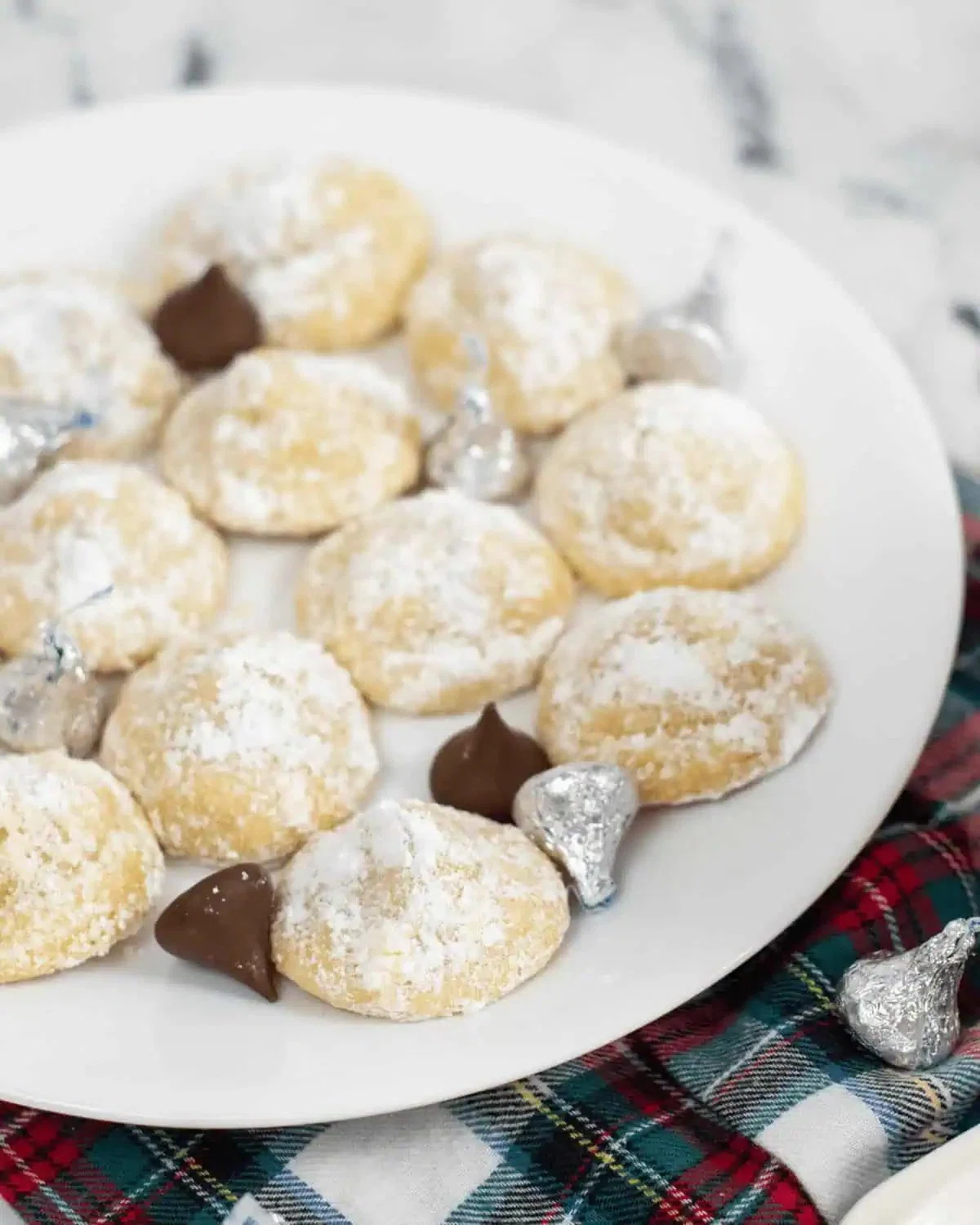 Hershey Kiss Sugar Cookies