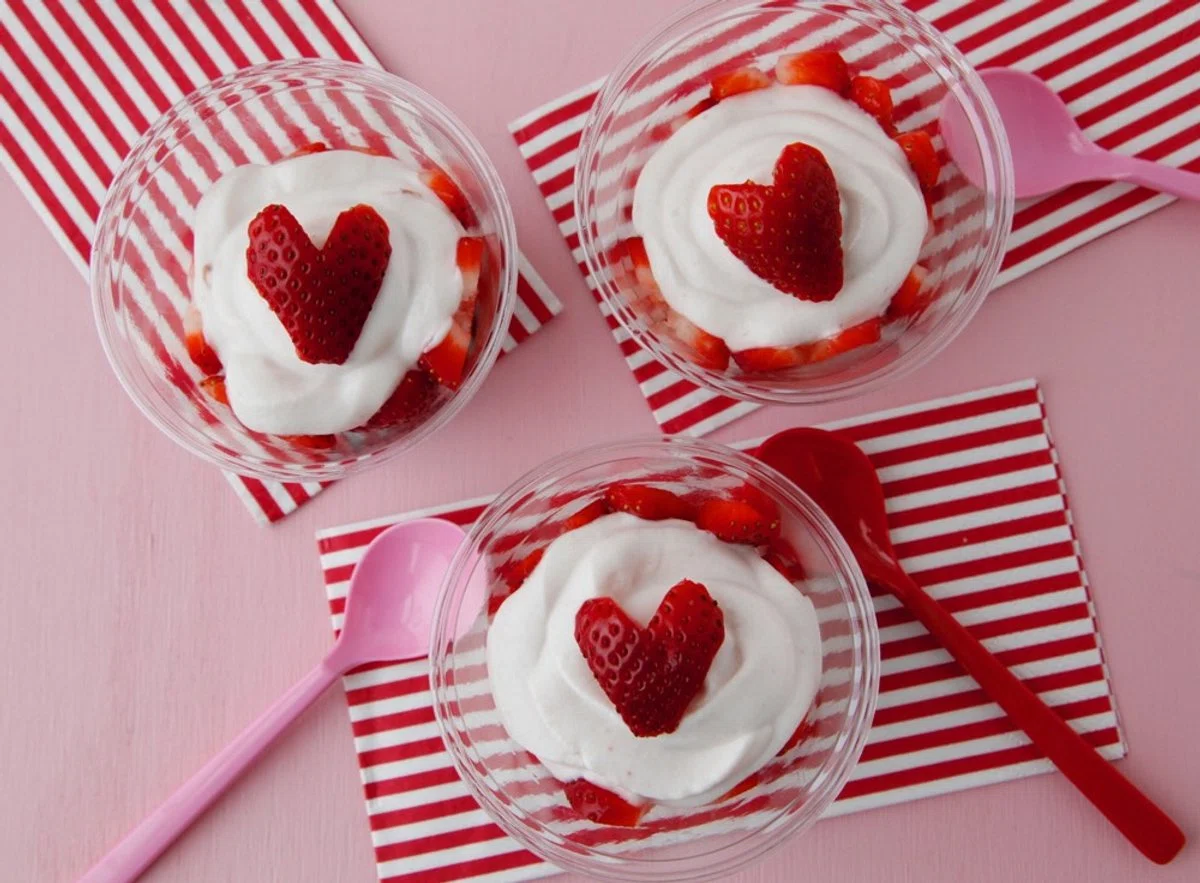 Berry Heart Parfaits