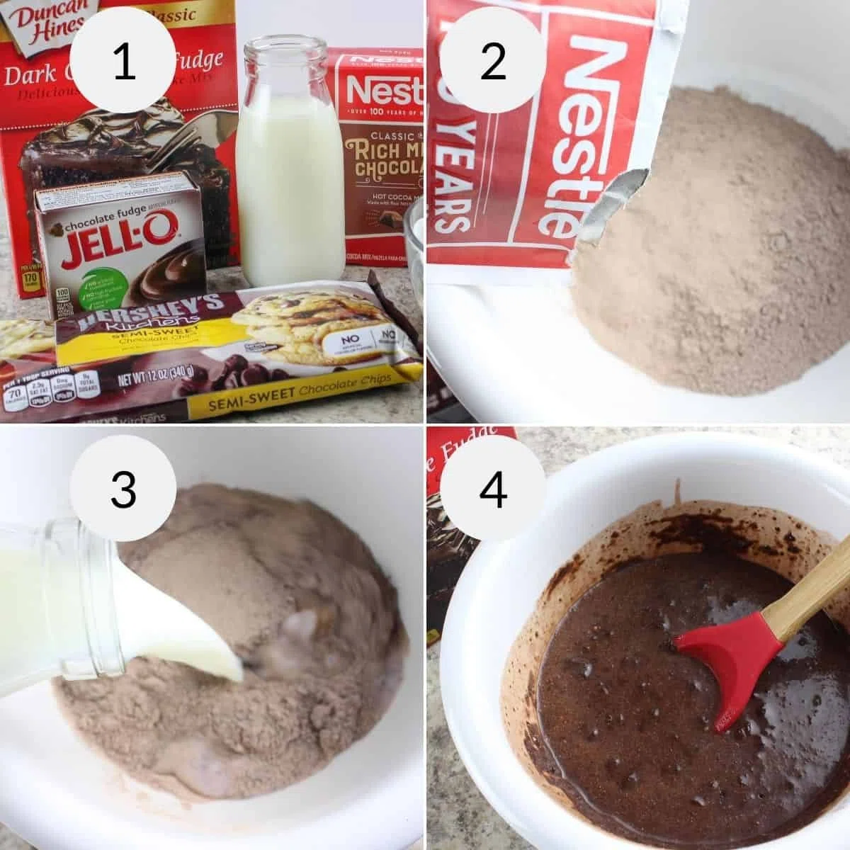 Hot Cocoa Chocolate Cake Dump Cake