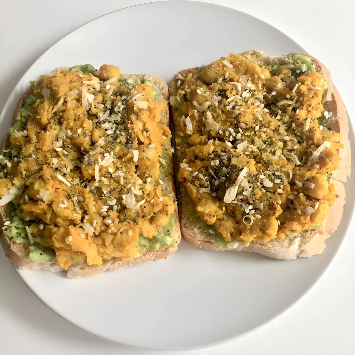Smashed Chickpea & Avocado Toast