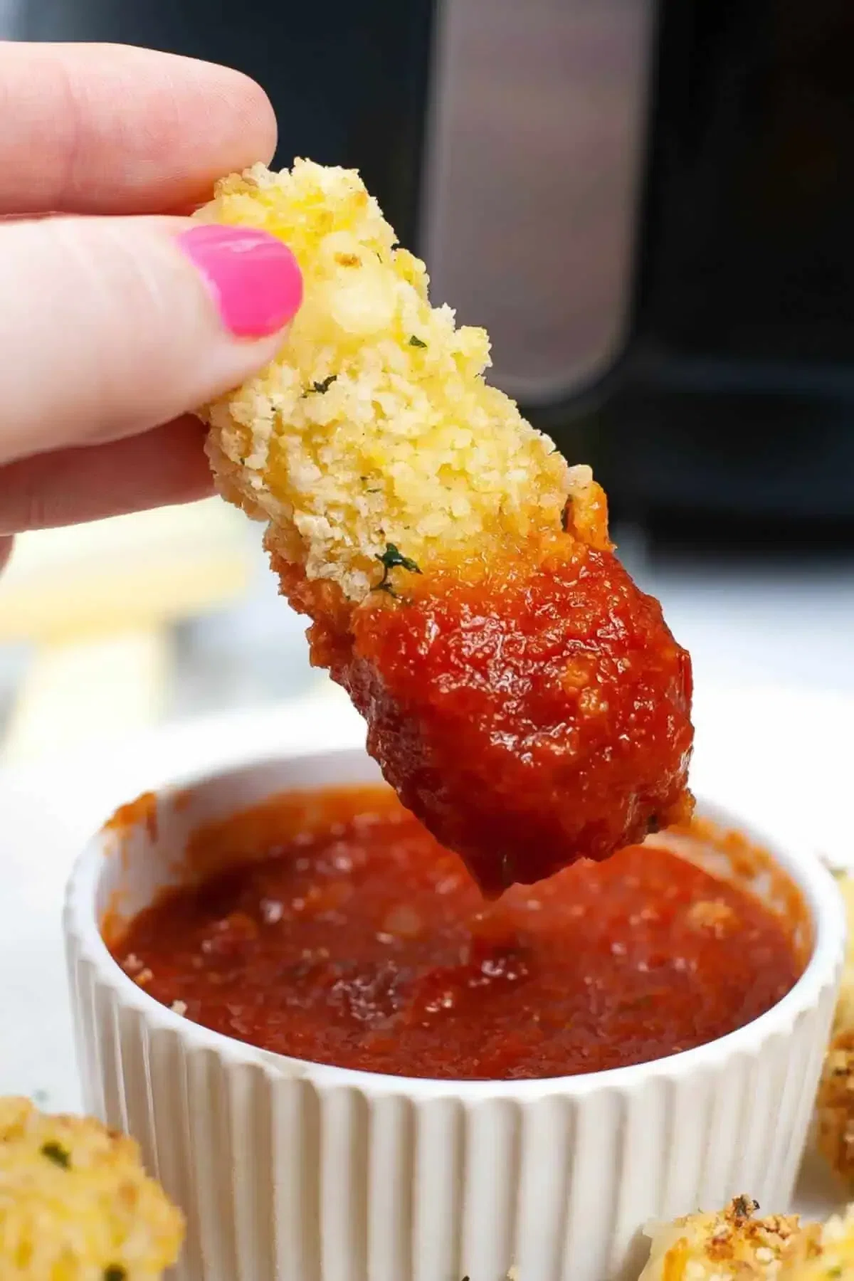 Homemade Air Fryer Mozzarella Sticks